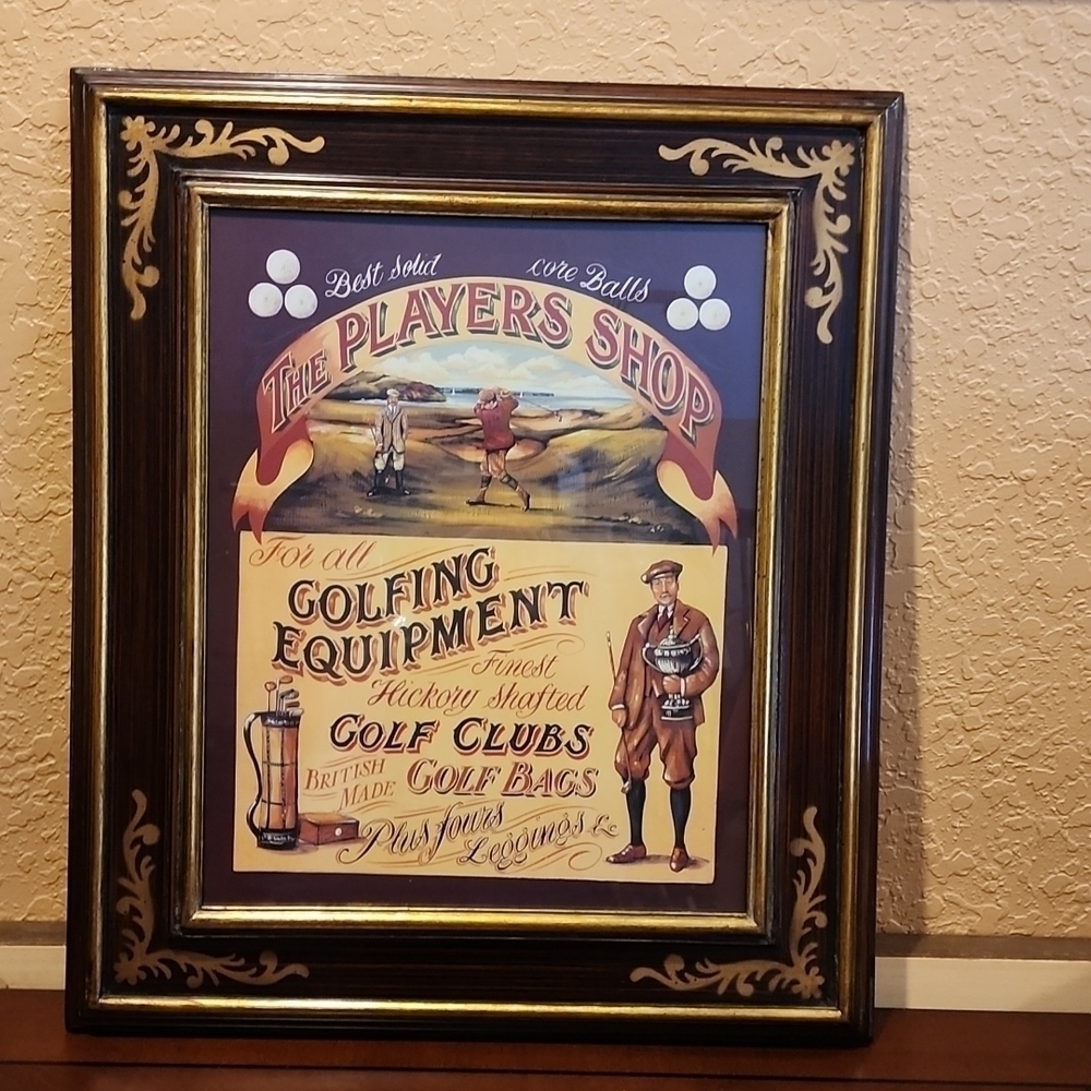 VINTAGE GOLF ART